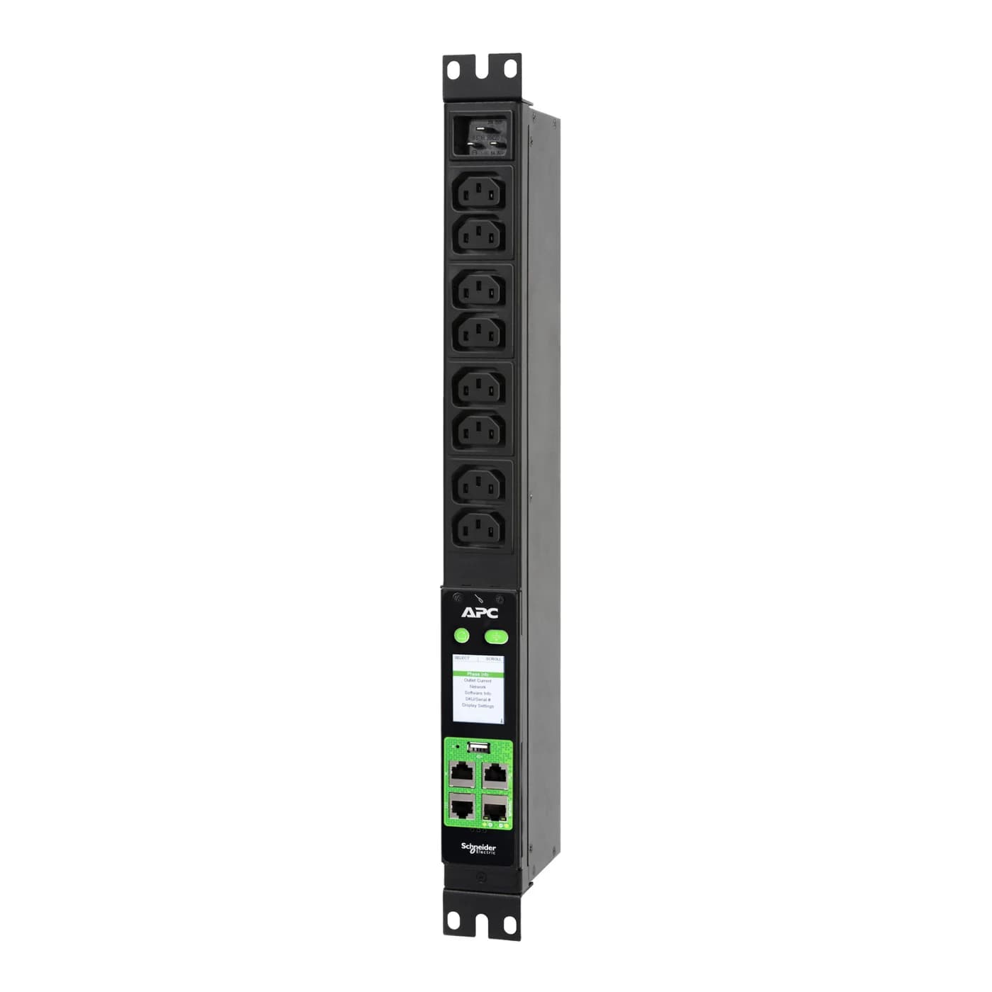 APC EPDU2016M Easy Metered Rack PDU 1U 16A 230V 8 C13 outlets