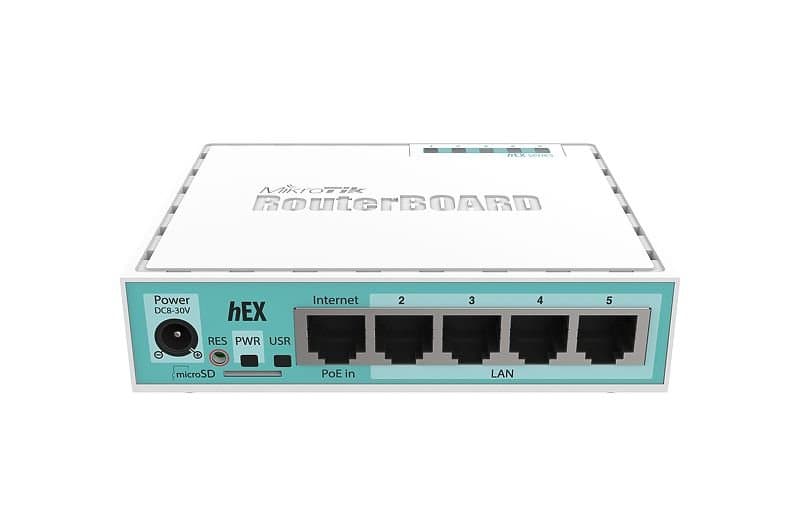 MikroTik hEX RB750Gr3 5-Port Gigabit Router (RB750Gr3)