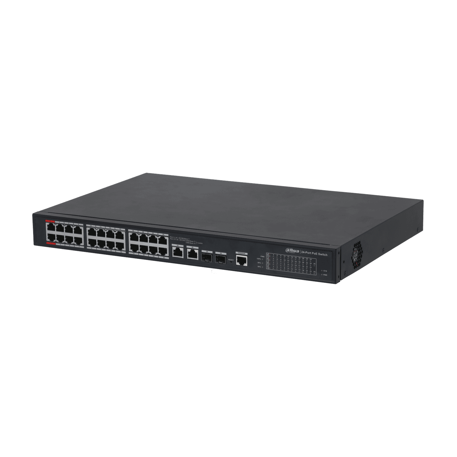 DAHUA Managed PoE Switch	24PoE 2Uplink (DH-PFS4226-24ET-360)