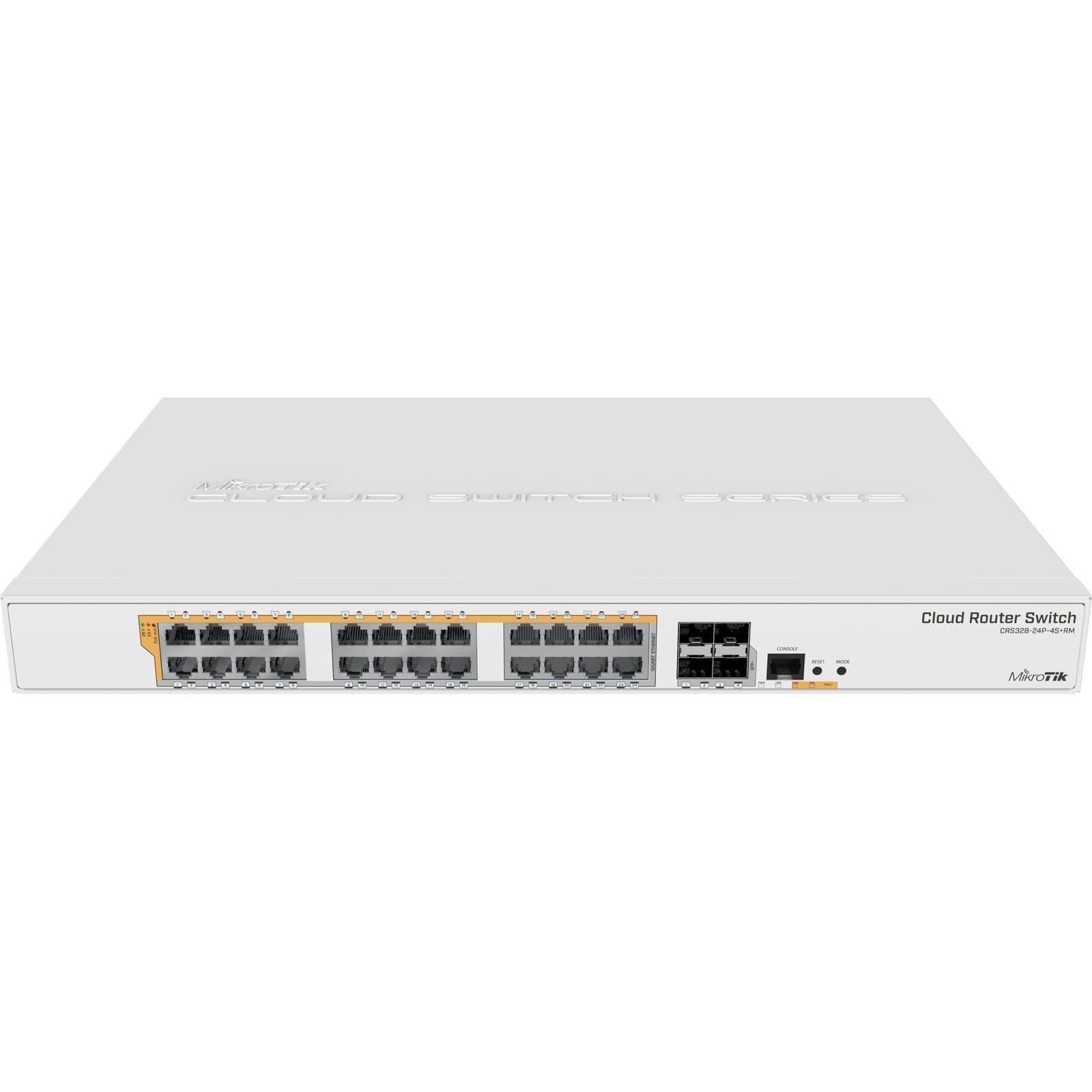 MikroTik CRS328-24P-4S+RM 24-Port Gigabit PoE Switch 4x SFP+ (CRS328-24P-4S+RM)