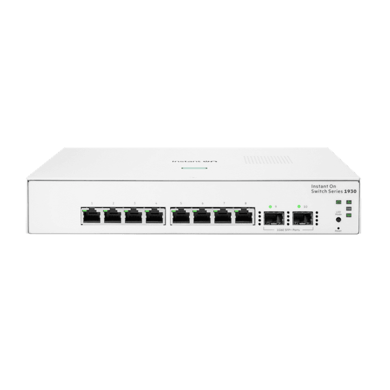 HPE Aruba Instant On 1930 8G 2SFP Switch (8 x 10/100/1000, 2 SFP) [JL680A]