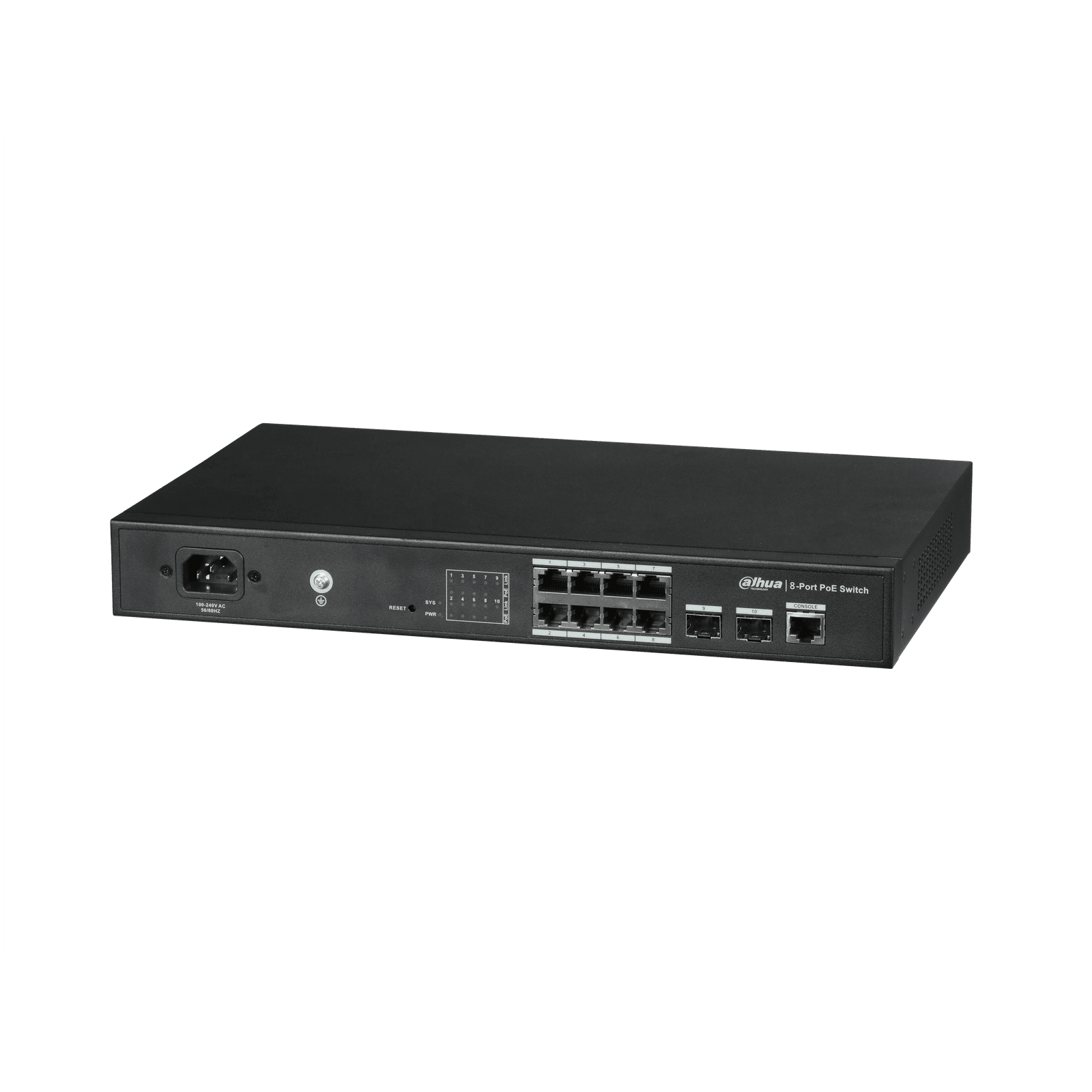 DAHUA Managed PoE Switch	8PoE 2Uplink (DH-PFS4210-8GT-150)