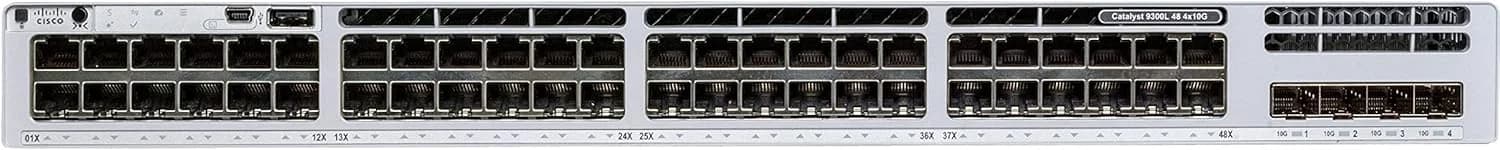Cisco Catalyst C9300L-48T-4X-A 48-Port Gigabit Switch 4x10G SFP+ Network Advantage