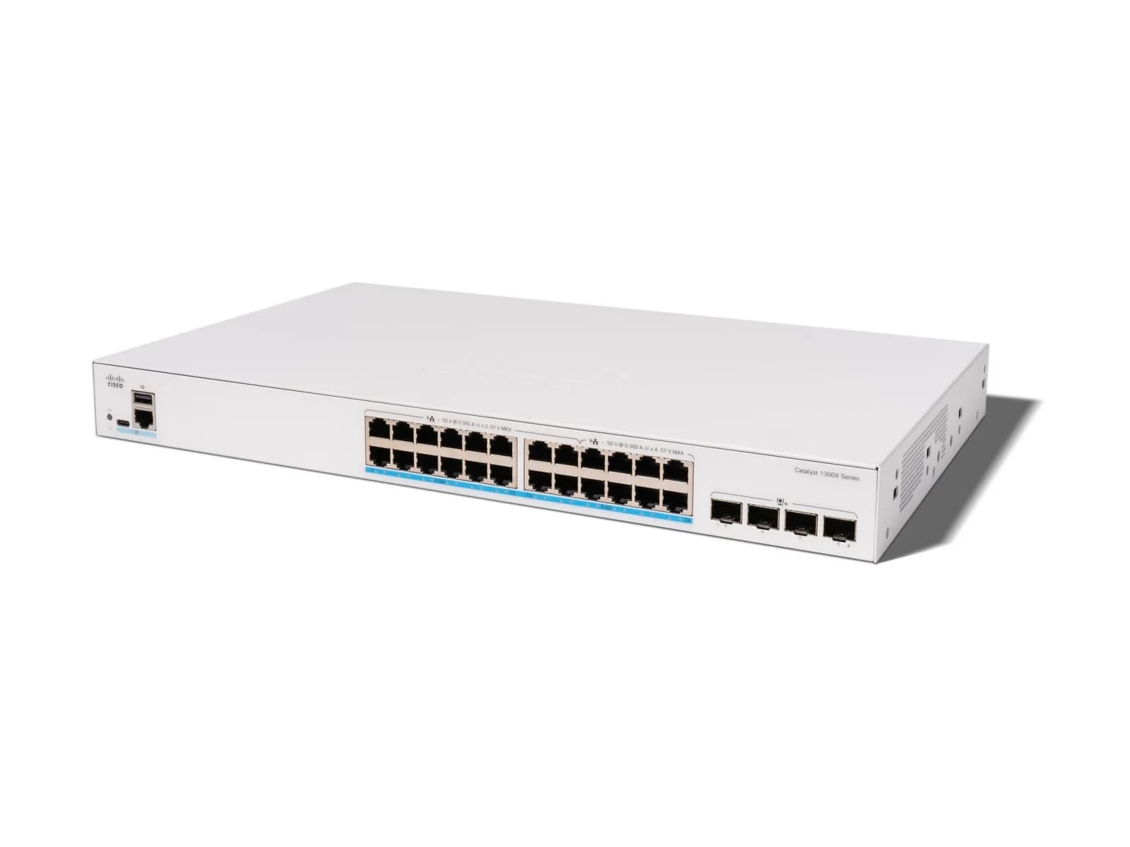 Cisco C1300X-24MU-4X Catalyst 1300X 24-Port 2.5G UPoE Managed Switch (4x10G SFP+)