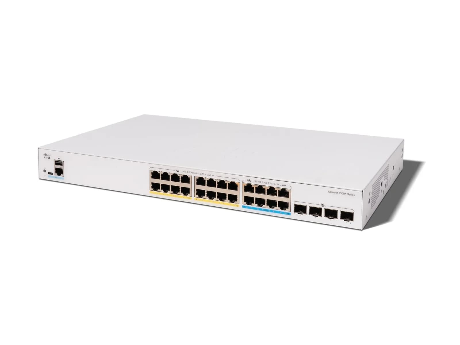 Cisco C1300X-24NGU-4X Catalyst 1300X 8-Port 5G 16-Port Gigabit UPoE Managed Switch (4x10G SFP+)