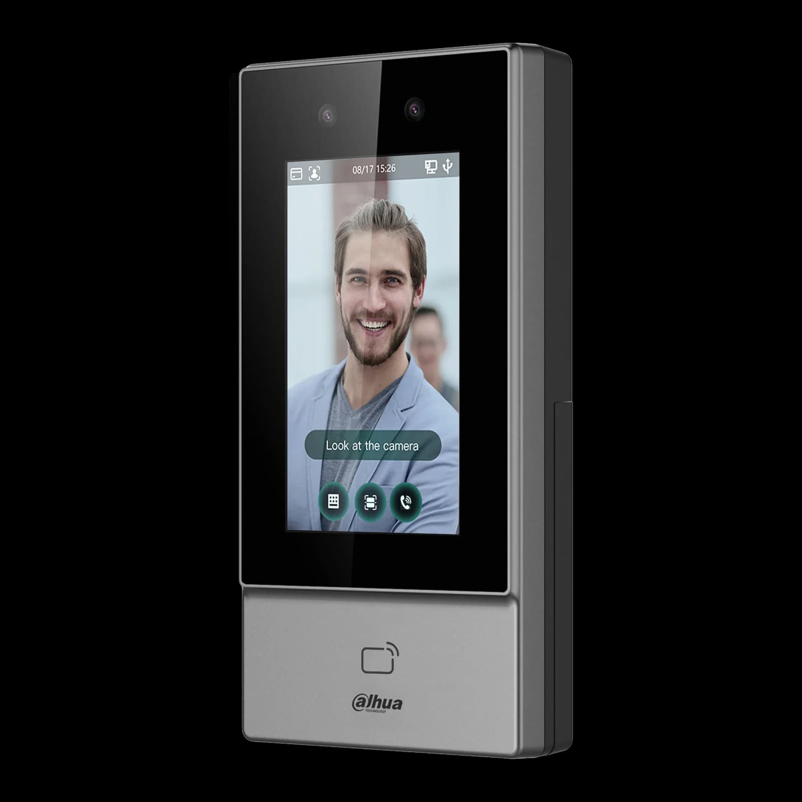 Dahua DHI-ASI6213S-PW-V1 4.3" Touch Screen Face Recognition Access Controller Wi-Fi PoE