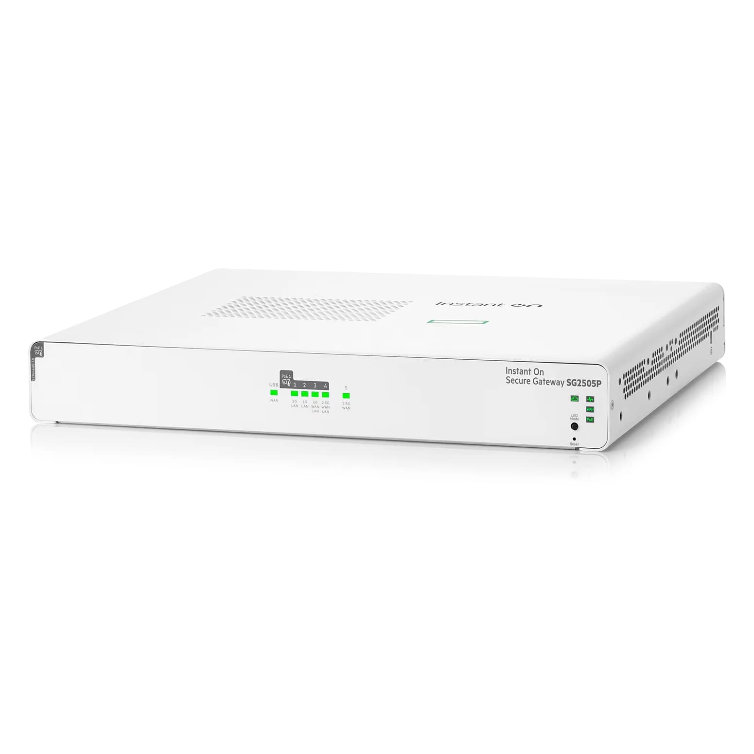 HPE Networking Instant On Secure Gateway 5-Port SmartRate 2.5G PoE+ 64W SG2505P (S0G34A)