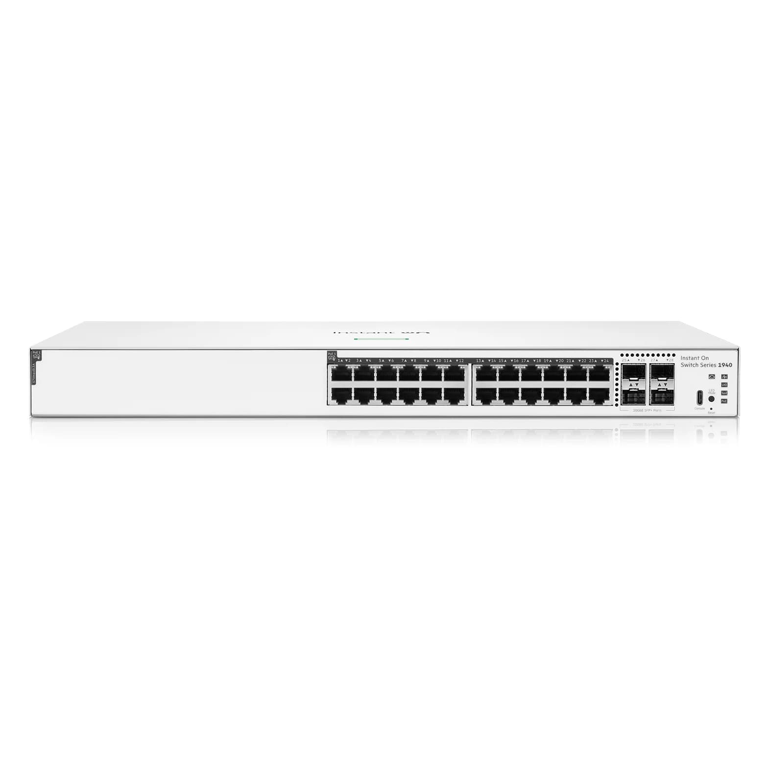 HPE Networking Instant On Switch 24p Gigabit CL4 PoE 4p SFP+ 240W 1940 (S4A31A)