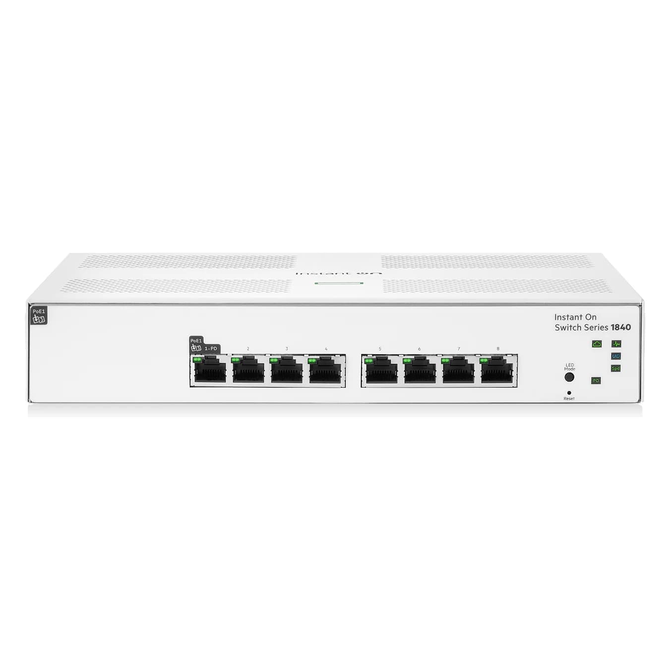 HPE Networking Instant On Switch 8p Gigabit 1p CL3 PD 1840 (S5E25A)