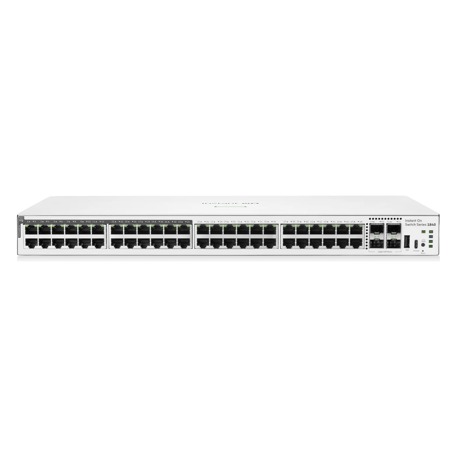 HPE Networking Instant On Switch 48p Gigabit 24p CL4 PoE 4p SFP 370W 1840 (S5E31A)