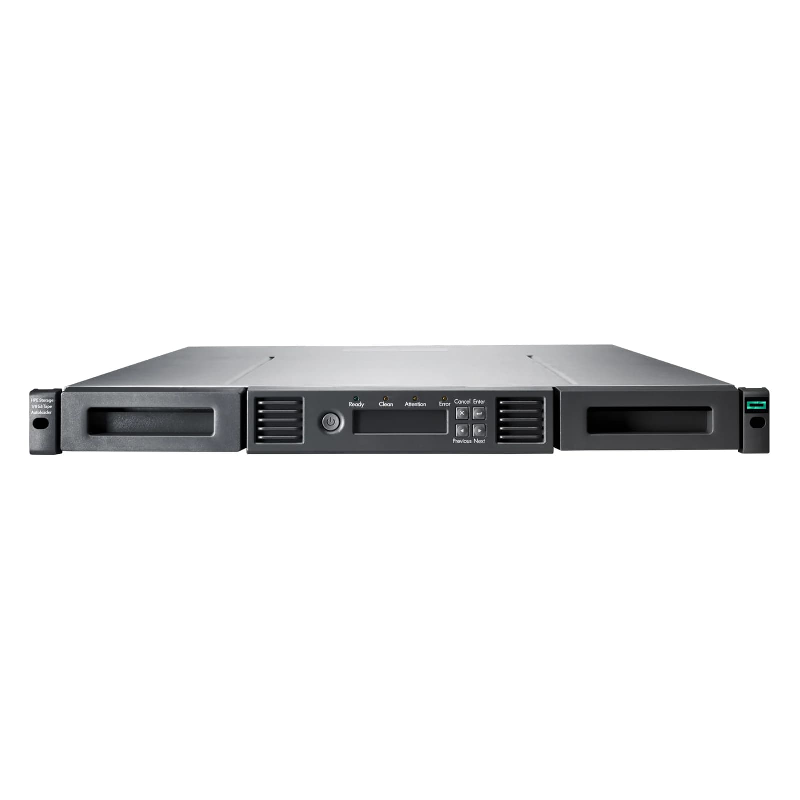 HPE Storage MSL 1/8 Tape Autoloader 1x MSL LTO-9 Fibre Channel 5x LTO-9 45TB Data Cartridges (P84145-B25)