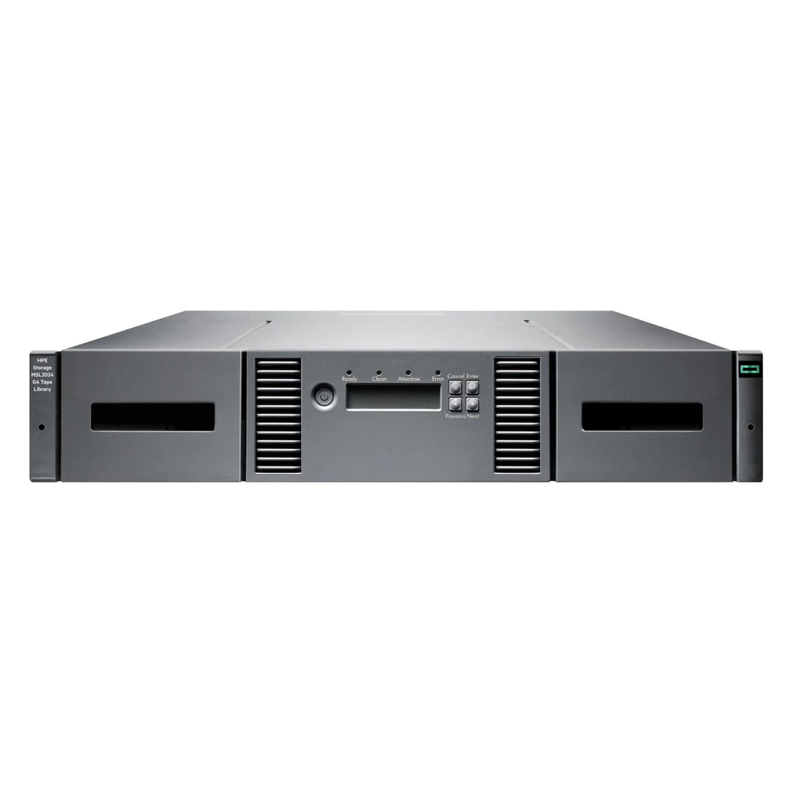 HPE Storage MSL2024 Tape Library 1x MSL LTO-8 Fibre Channel 15x LTO-8 30TB Data Cartridges (P84144-B25)
