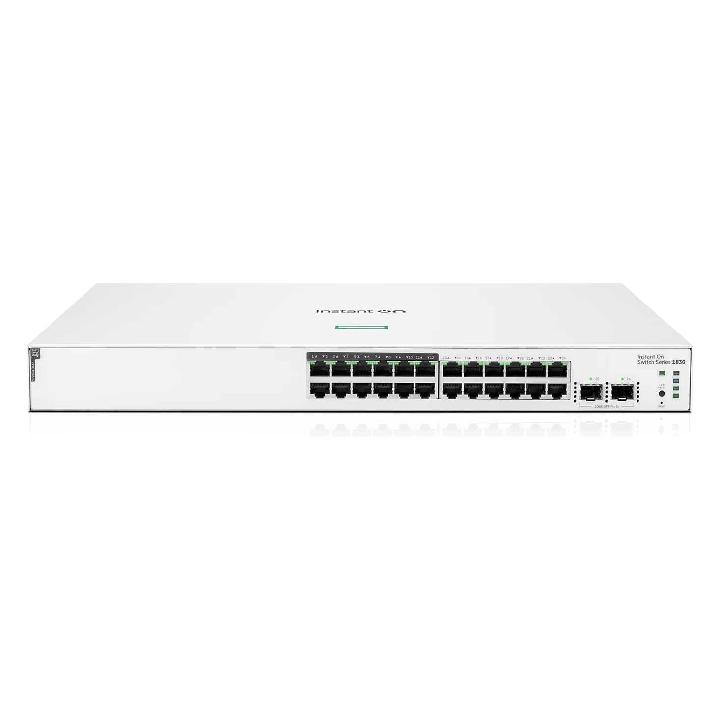 HPE Networking Instant On 1830 24G 12p Class4 PoE 2SFP 195W Switch (JL813A)