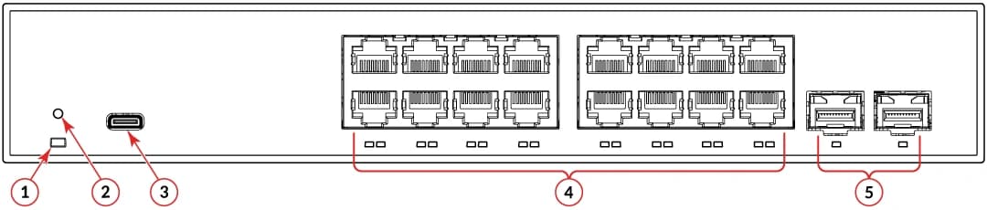 Ruckus ICX8100-C16P 16-Port PoE+ Managed Switch
