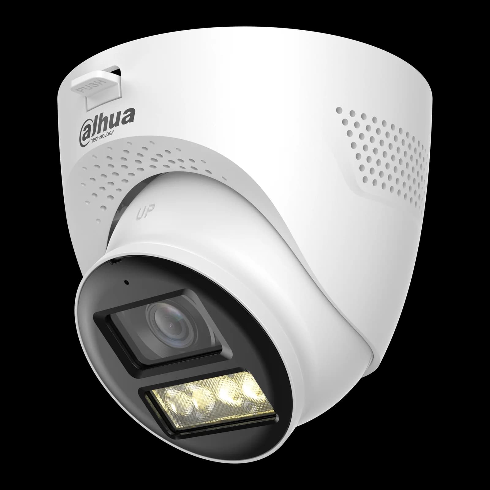 Dahua DH-HAC-HDW1200TQ-IL-T 2MP Smart Dual Light HDCVI Two-way Talk Fixed-focal Eyeball Camera