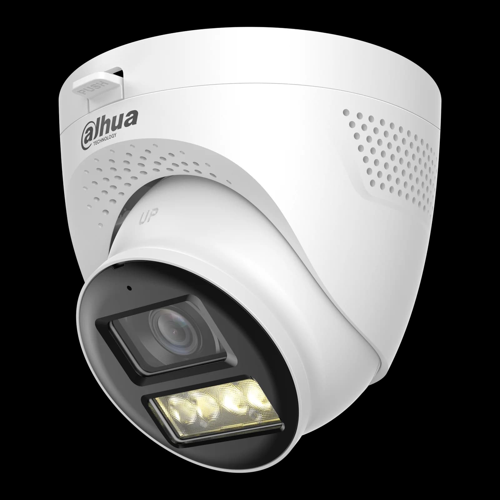 Dahua DH-HAC-HDW1500TQ-IL-T 5MP Smart Dual Light HDCVI Two-way Talk Fixed-focal Eyeball Camera