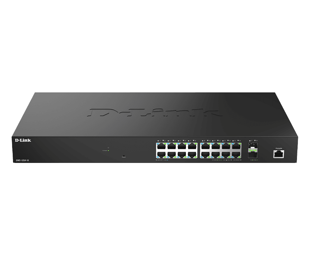 D-Link DMS-1250-18 18-Port 2.5G Smart Managed Switch with 2 10G SFP+