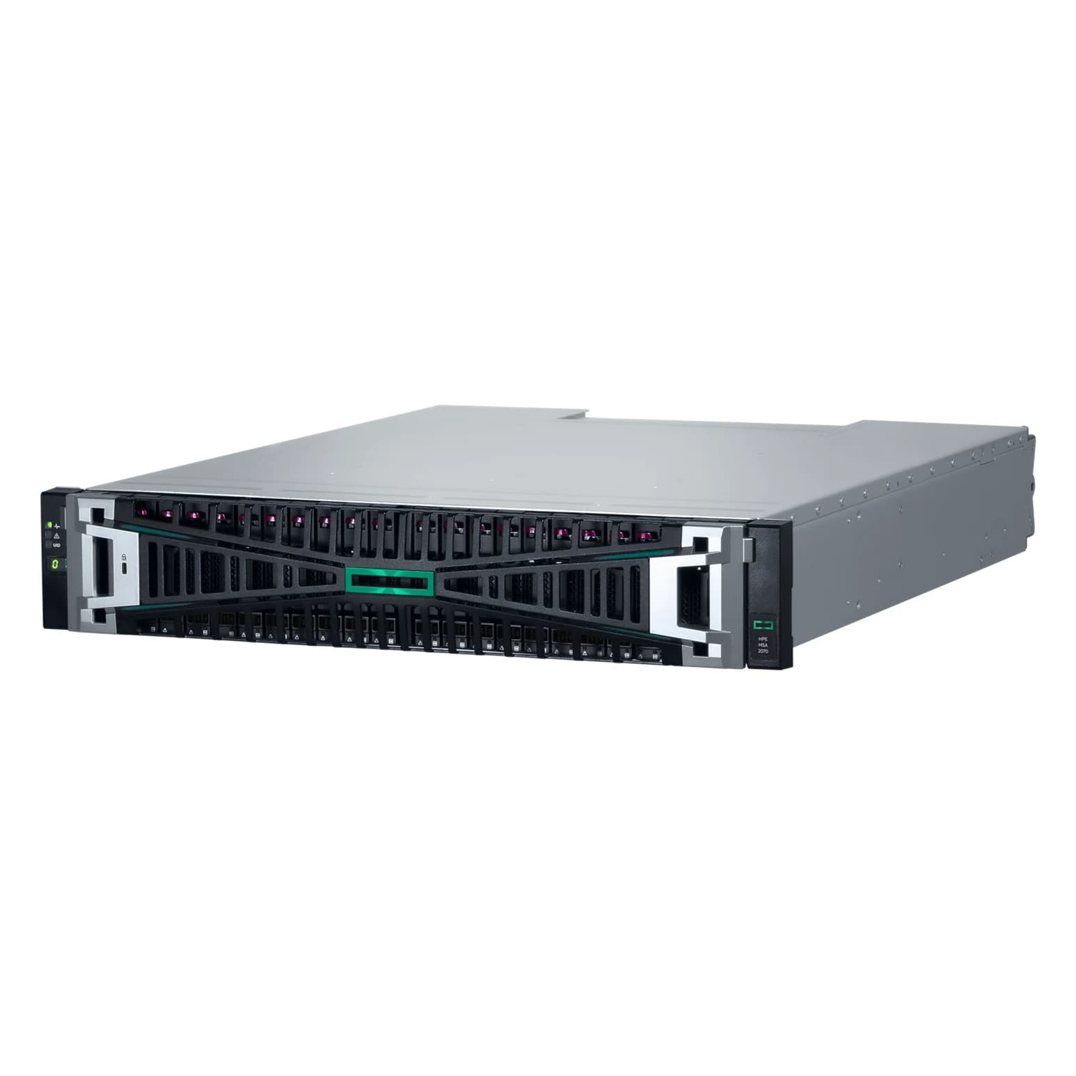 HPE MSA 2070 SFF 2x10/25GbE iSCSI 4-port Cntrl 12x3.84TB SSD 4x10Gb iSCSI XCVR 46TB Storage Array (P76569-B25)
