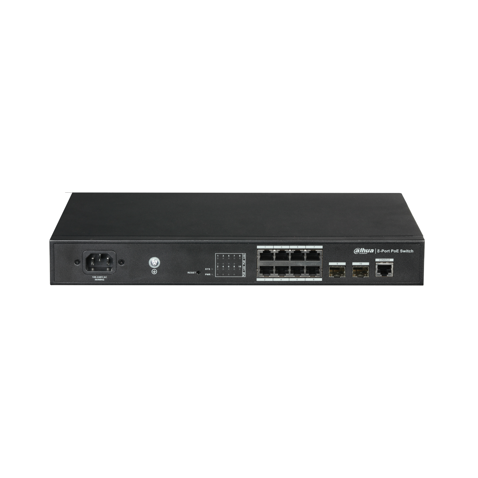 DAHUA Managed PoE Switch 8PoE 2Uplink (DH-PFS4210-8GT-150) - Image 2