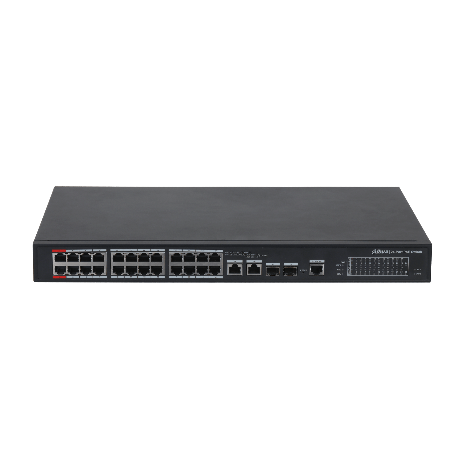 DAHUA Managed PoE Switch 24PoE 2Uplink (DH-PFS4226-24ET-360) - Image 2