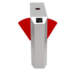 ZKTeco Flap Barrier FBL 220 ประตูปีกผีเสื้อ เครื่องกั้นทางเดิน