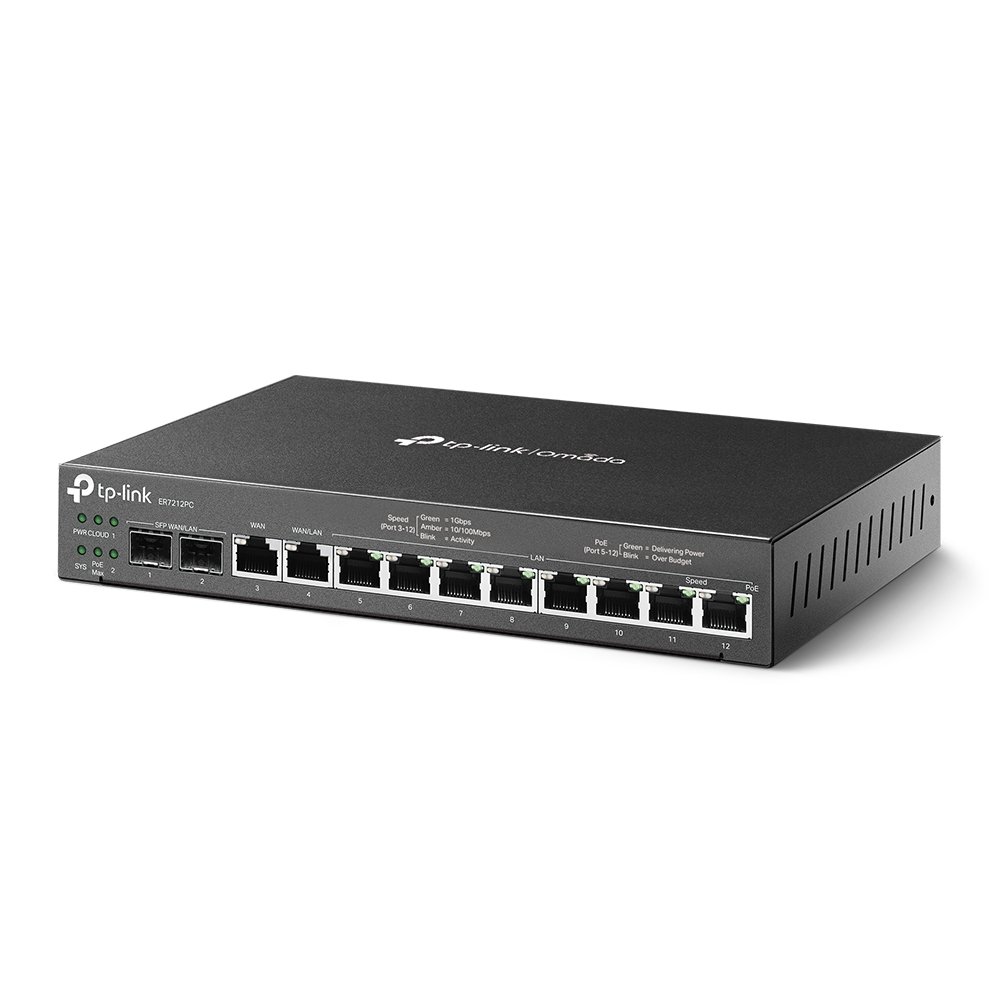 TP-LINK ER7212PC Omada Gigabit VPN Router with PoE+ Ports and Controller Ability - Image 3