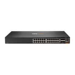 HPE Aruba 6300F 24G 4SFP56 Switch (24 x 1000Base-T, 4 x 10/25/50G SFP56) [JL668A]