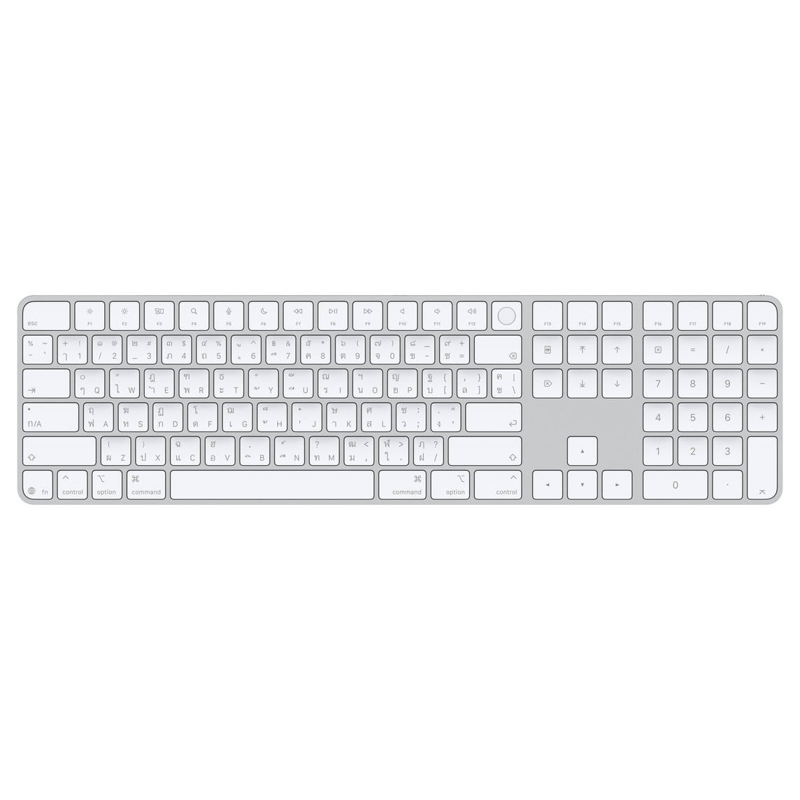 Magic Keyboard with Touch ID and Numeric Keypad for Mac models with Apple silicon (USB‑C)