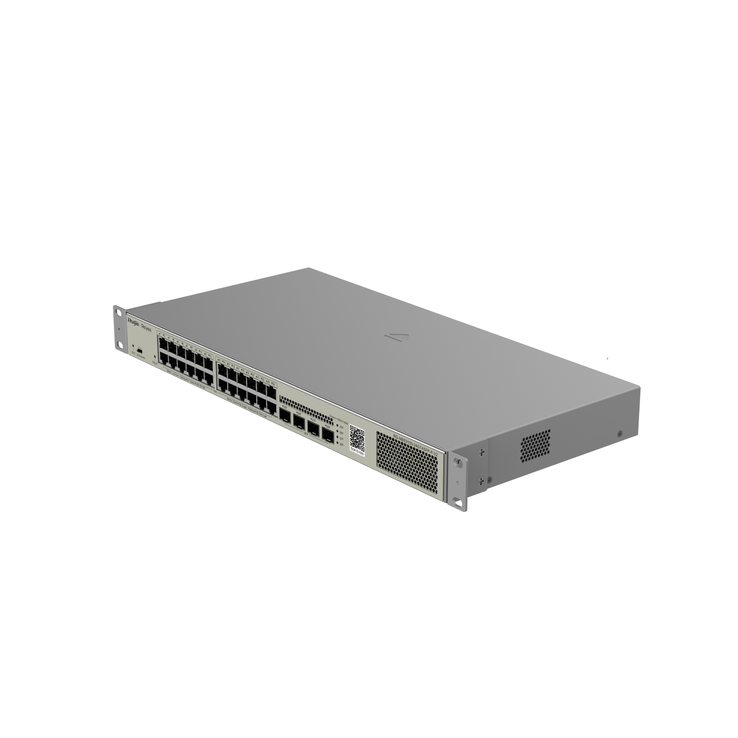 Reyee RG-NBS3100-24GT4SFP-P V2 , 24-Port Gigabit L2 Managed POE Switch, 24 Gigabit RJ45 POE/POE+ Ports, 4 SFP Slots, 370W PoE power budget, 19-inch Rack-mountable Stell Case - Image 3
