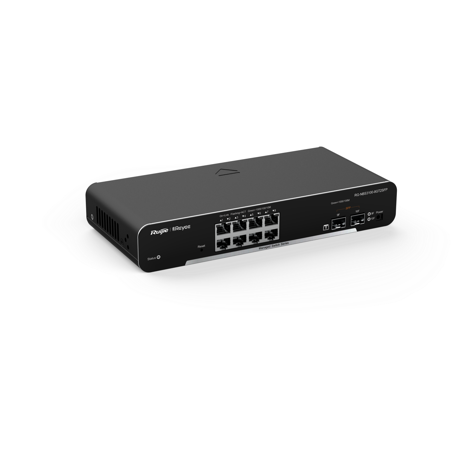 Reyee RG-NBS3100-8GT2SFP , 8-Port Gigabit L2 Managed Switch, 8 Gigabit RJ45 Ports,2 SFP Slots, Desktop Steel Case - Image 3