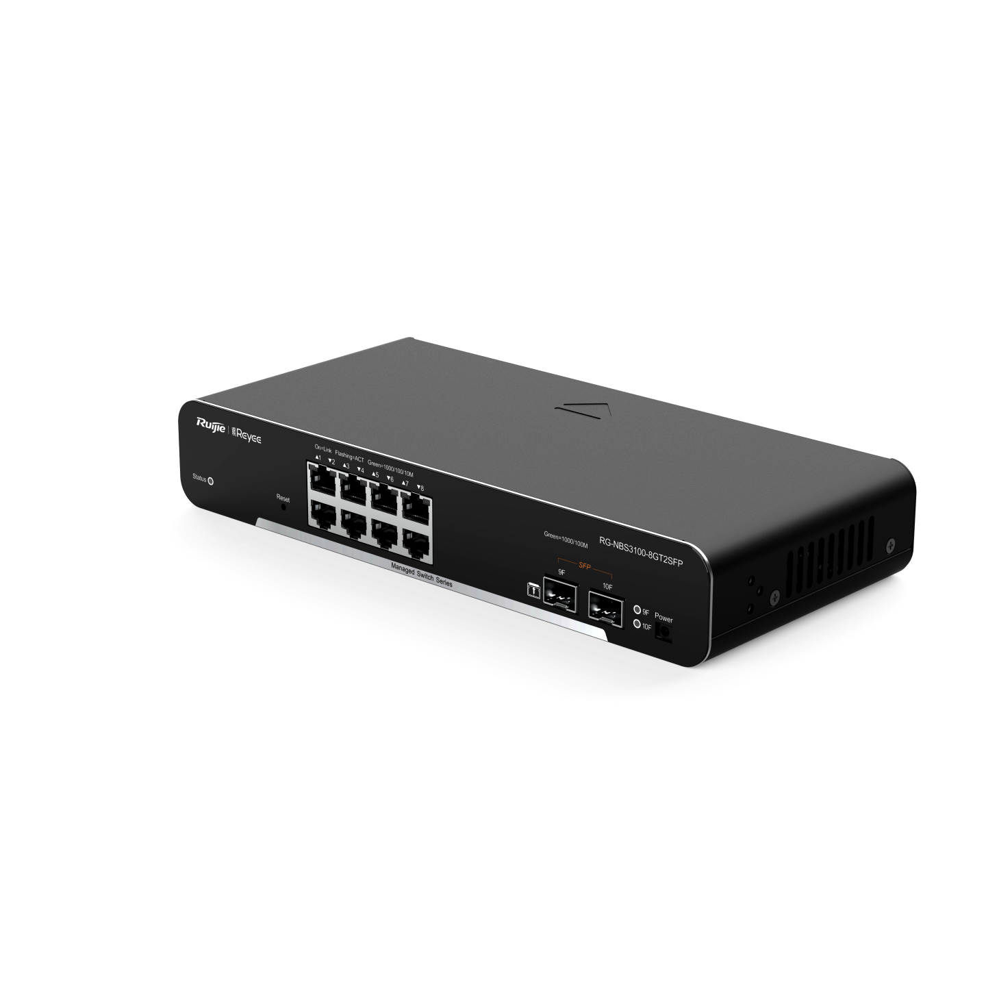 Reyee RG-NBS3100-8GT2SFP , 8-Port Gigabit L2 Managed Switch, 8 Gigabit RJ45 Ports,2 SFP Slots, Desktop Steel Case - Image 4