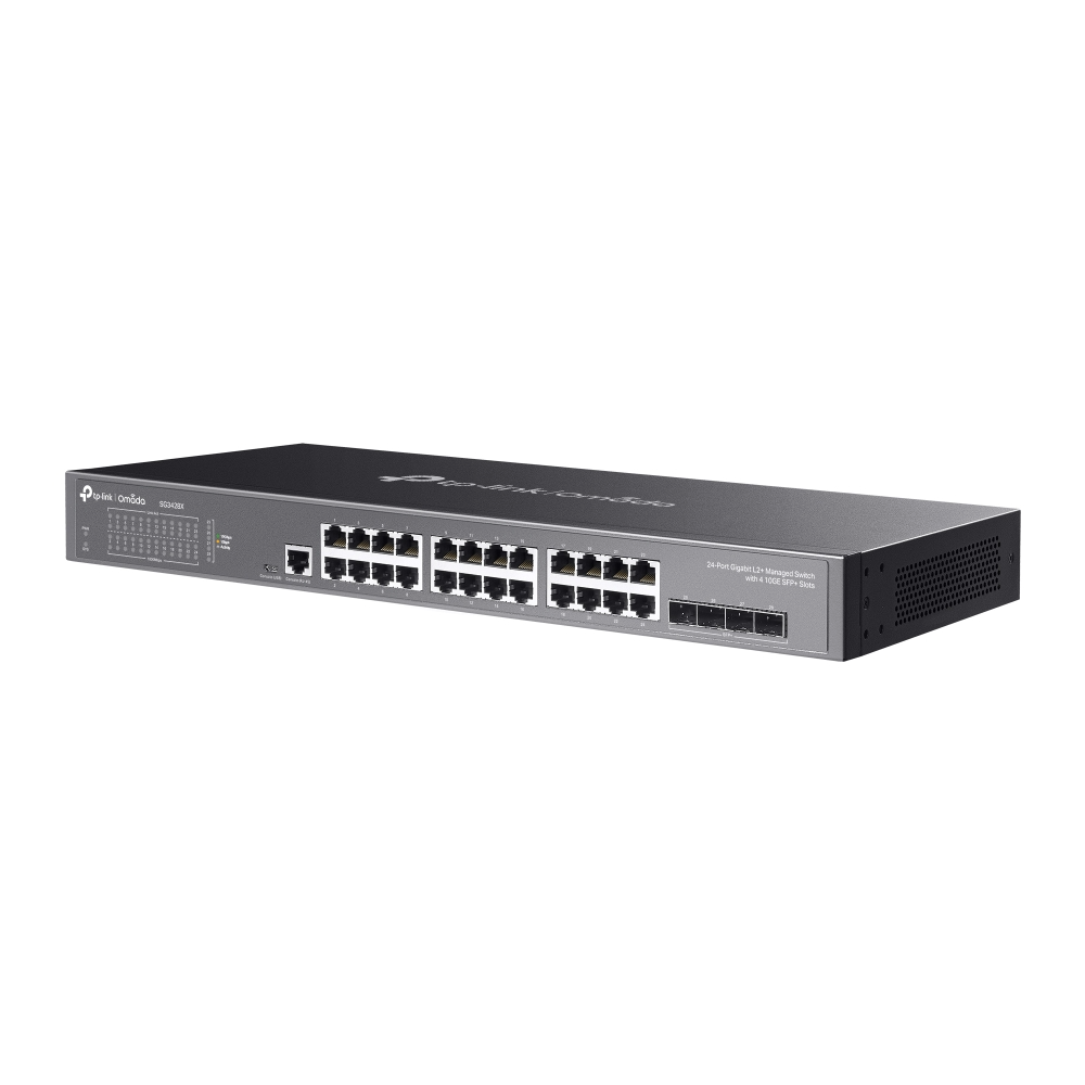 TP-Link SG3428X-M2 JetStream™ 24-Port Gigabit L2+ Managed Switch with 4 10GE SFP+ Slots - Image 3