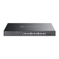 TP-Link SG3428XMP JetStream™ 24-Port Gigabit and 4-Port 10GE SFP+ L2+ Managed Switch with 24-Port PoE+