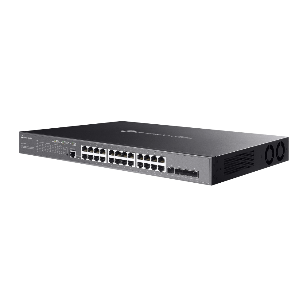TP-Link SG3428XMP JetStream™ 24-Port Gigabit and 4-Port 10GE SFP+ L2+ Managed Switch with 24-Port PoE+ - Image 3
