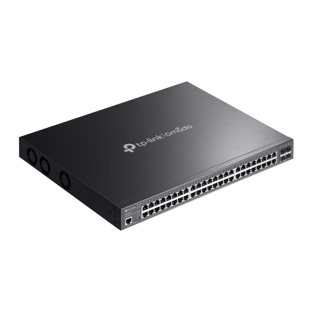 TP-Link SG3452XMPP Omada 48-Port Gigabit and 4-Port 10GE SFP+ L2+ Managed Switch with 40-Port PoE+ & 8-Port PoE++ - Image 4