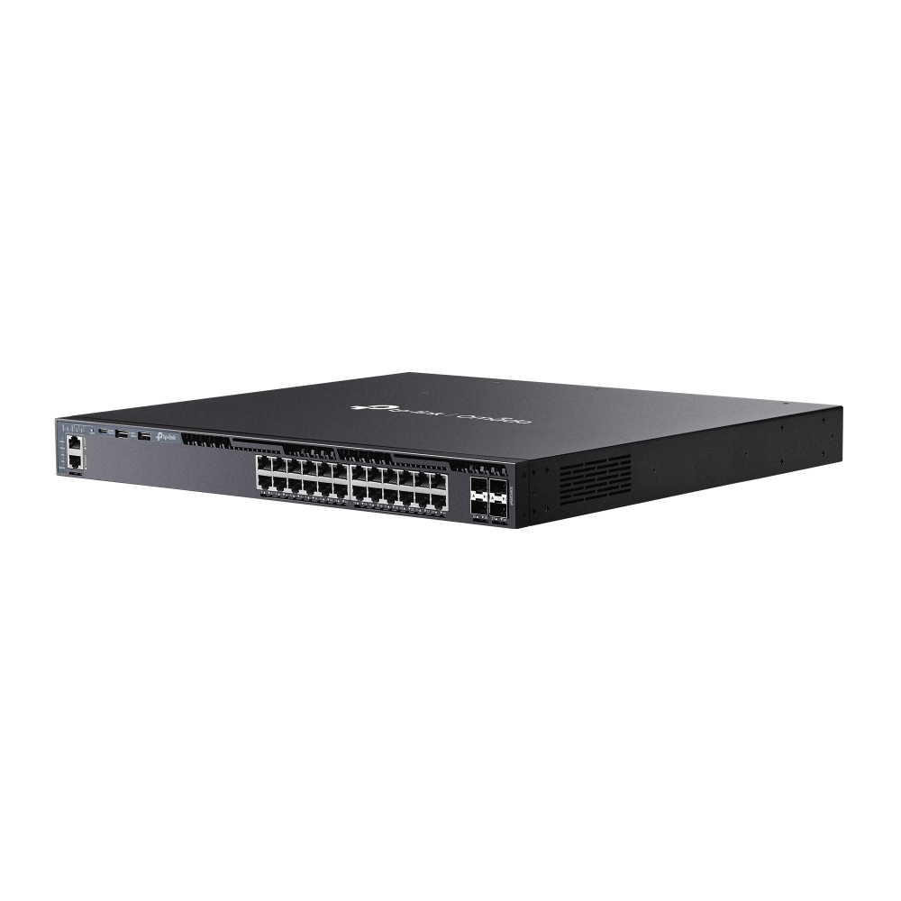 TP-Link SG6428XHP Omada 24-PortGigabit Stackable L3 Managed PoE+ Switch with 4 10GE SFP+ Slots - Image 2